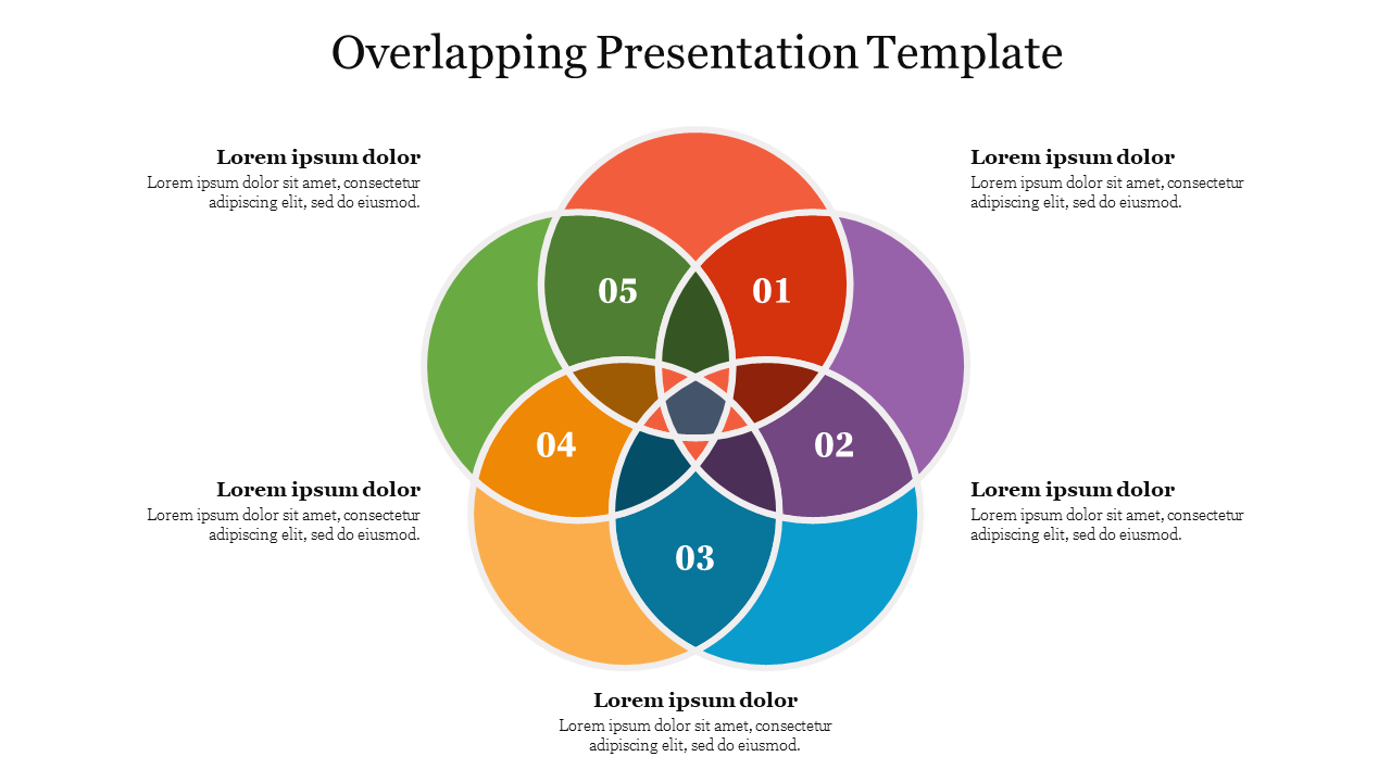 Overlapping Presentation Template